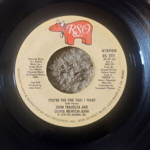 Grease Soundtrack John Travolta Olivia Newton John - You're The One That I Want